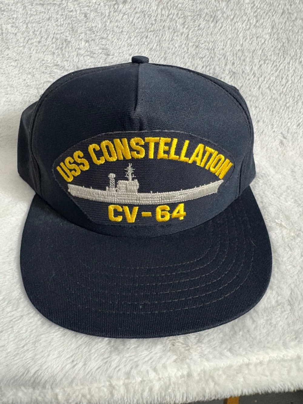USS Constellation CV-64 cap 40 years old and never been worn